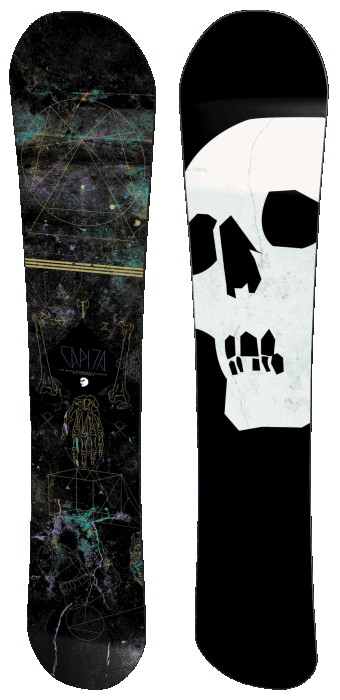 Black Snowboard of Death