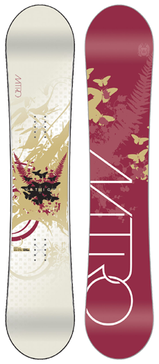 lepel voorzien Neerduwen Nitro Mystique Snowboard, 2008 - CrazySnowBoarder Review